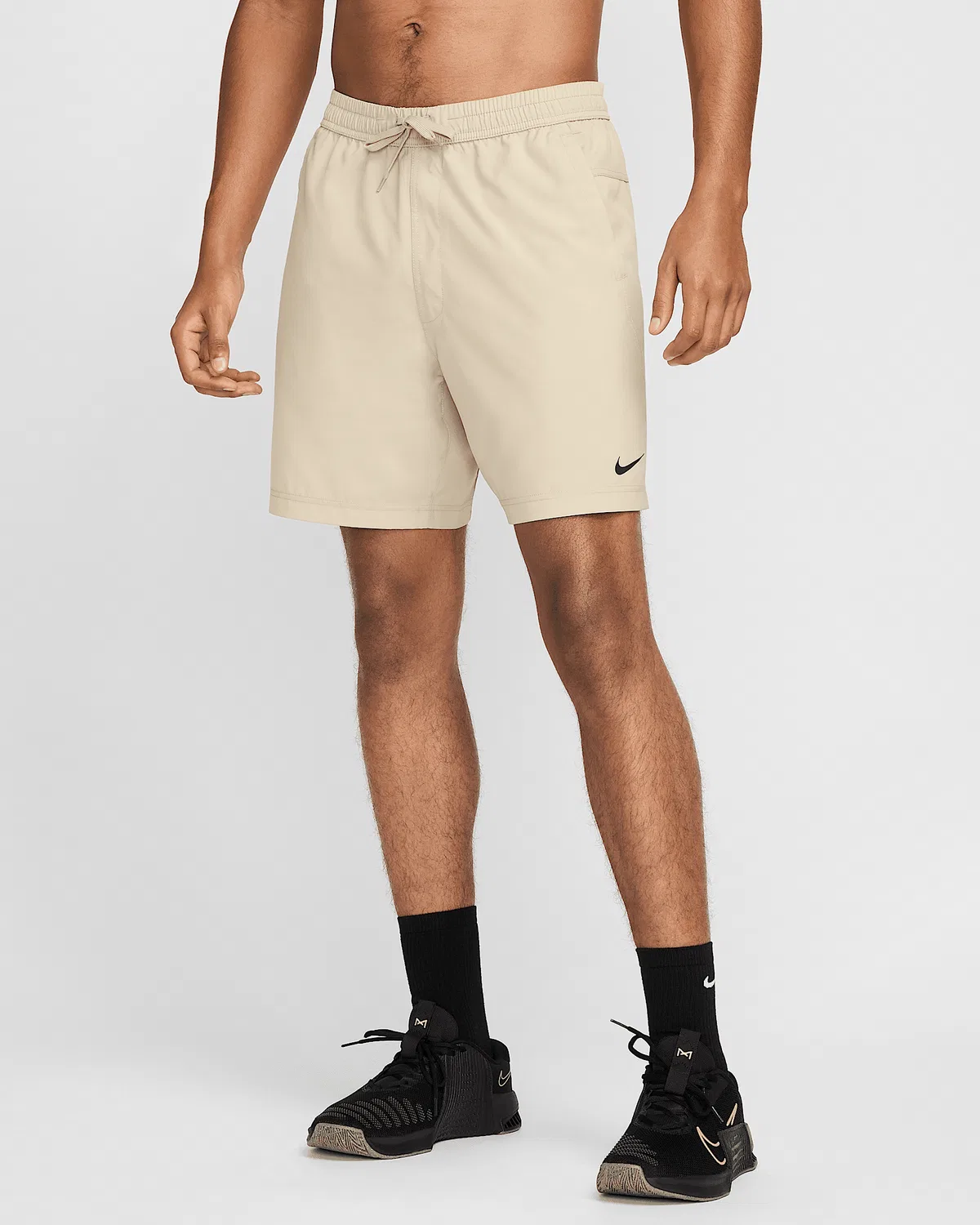 Мужские шорты Nike Form Dri-FIT 7" Unlined Versatile, Desert Khaki/Black