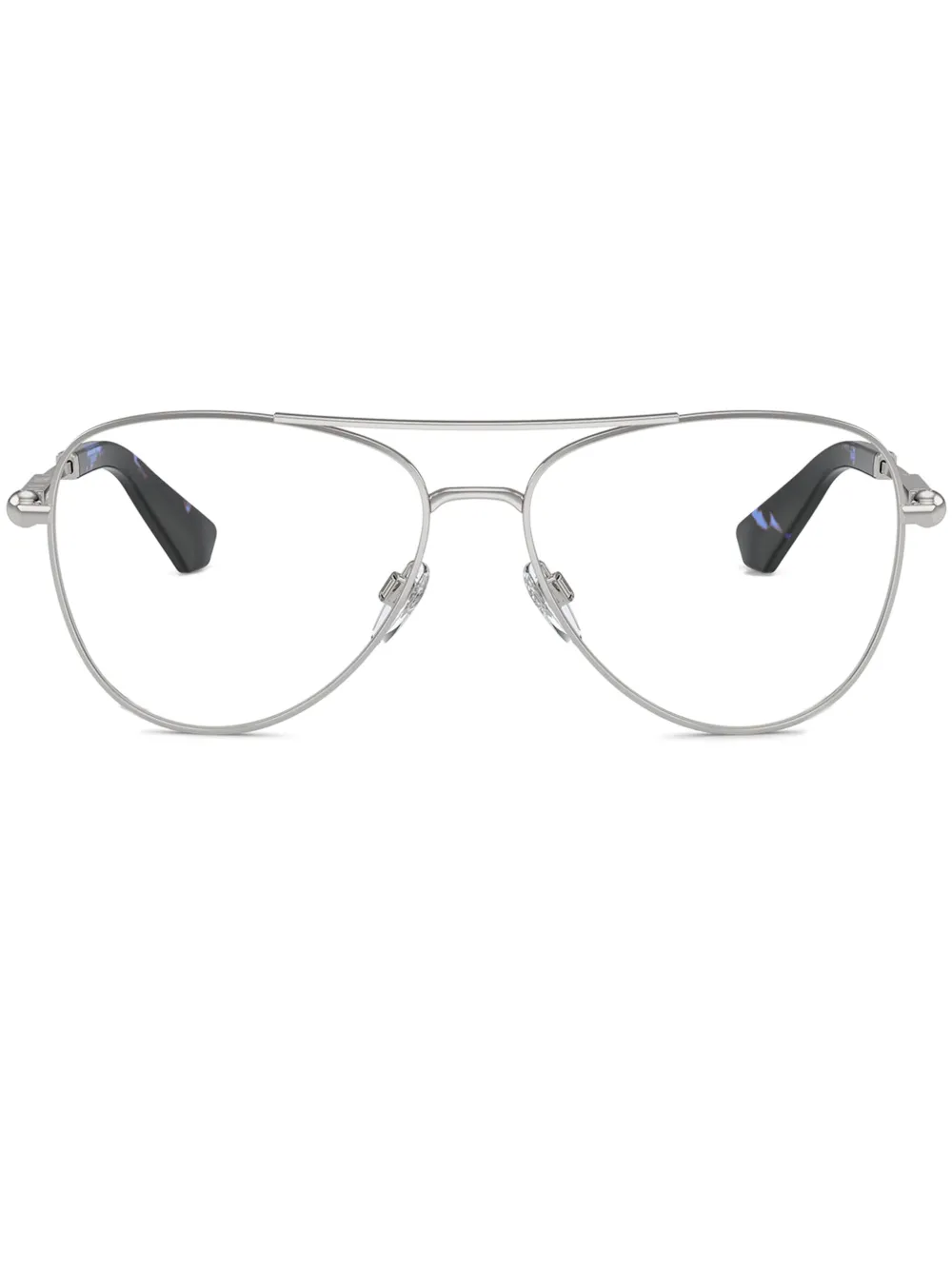 

Очки-пилоты Burberry Eyewear, серебряный