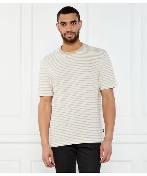 

Футболка h-taut 28 Regular fit Boss, бежевый