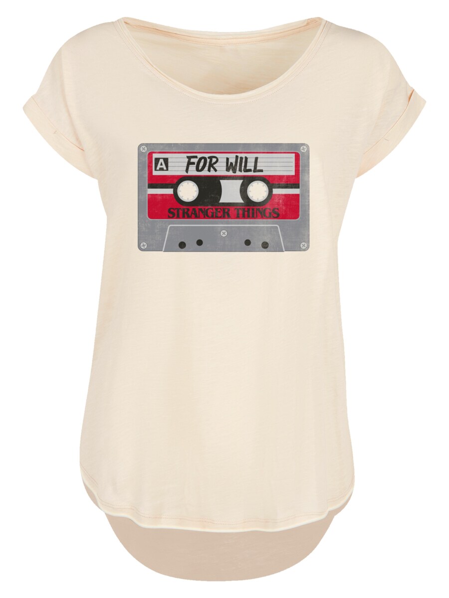

Рубашка F4NT4STIC Stranger Things Cassette For Will Netflix TV Series, песочный