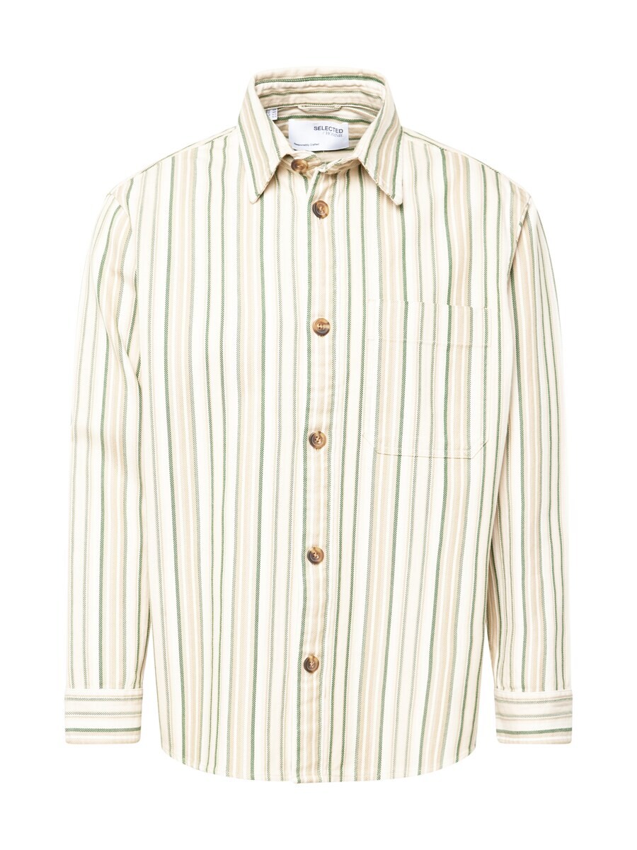 

Повседневная рубашка SELECTED HOMME Regular fit Button Up Shirt JAMES, экрю