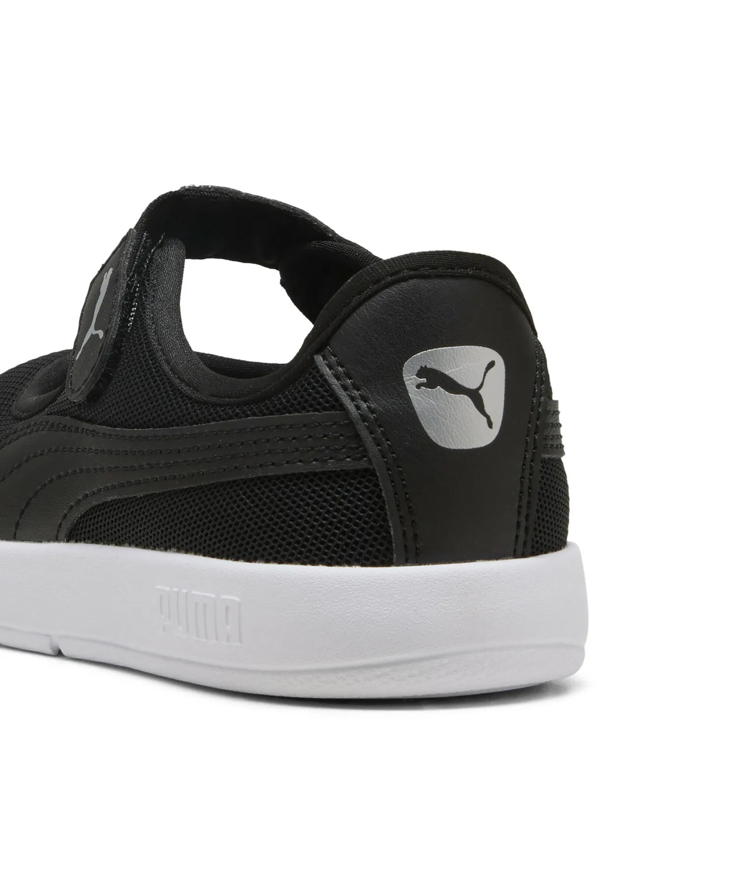 Детские кроссовки PUMA Courtflex V3 Lina для девочек чёрные — фото 3