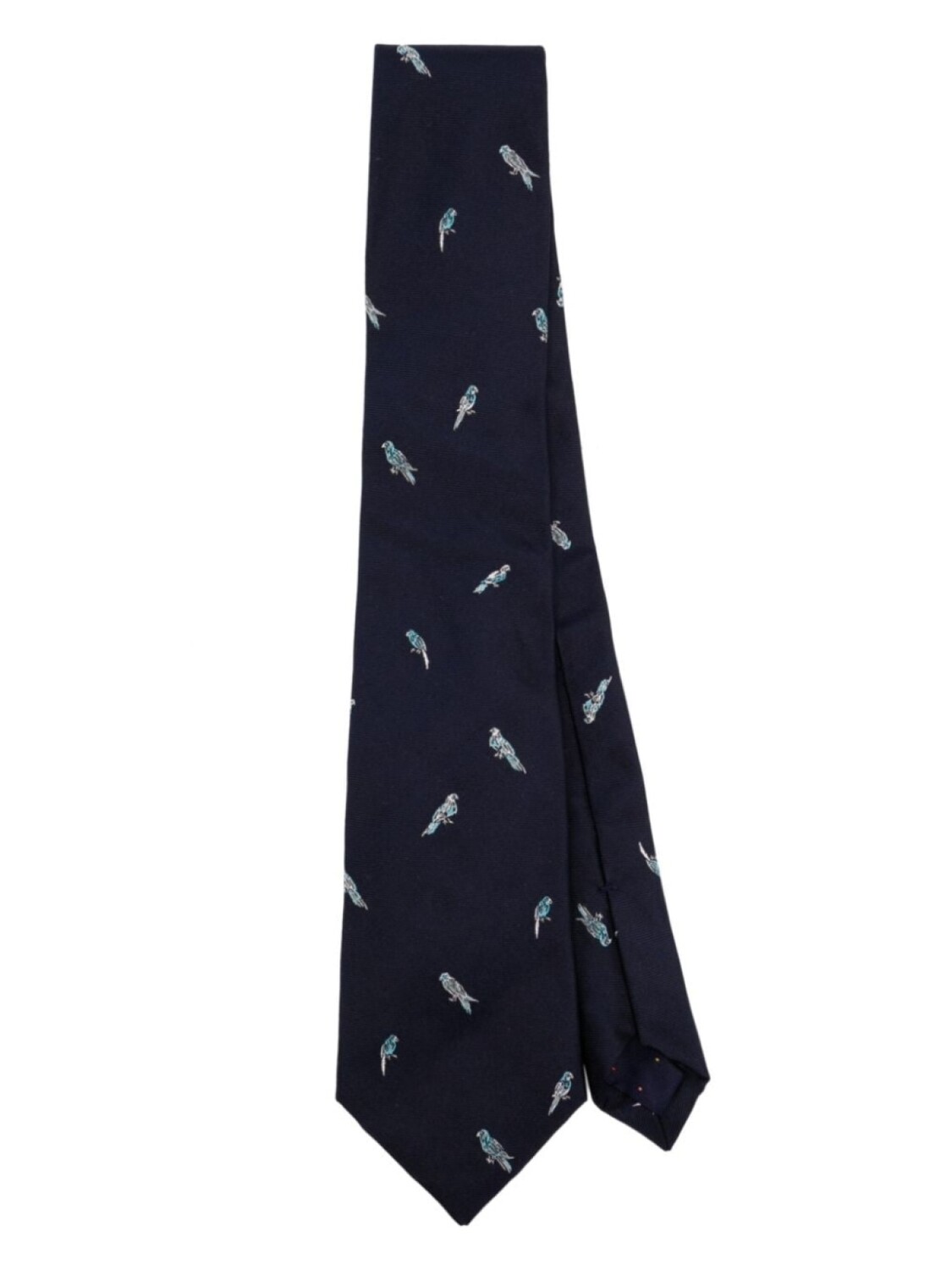 

Paul Smith шелковый галстук с узором Parrot, синий