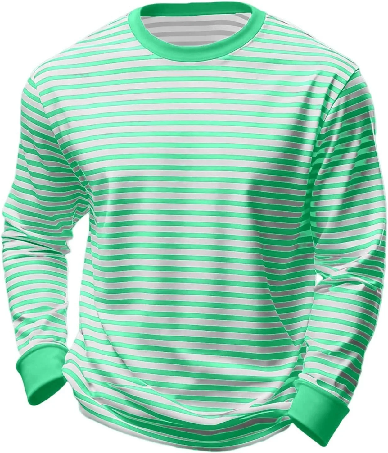 

Футболка Cambkatl Casual с длинным рукавом и полосками