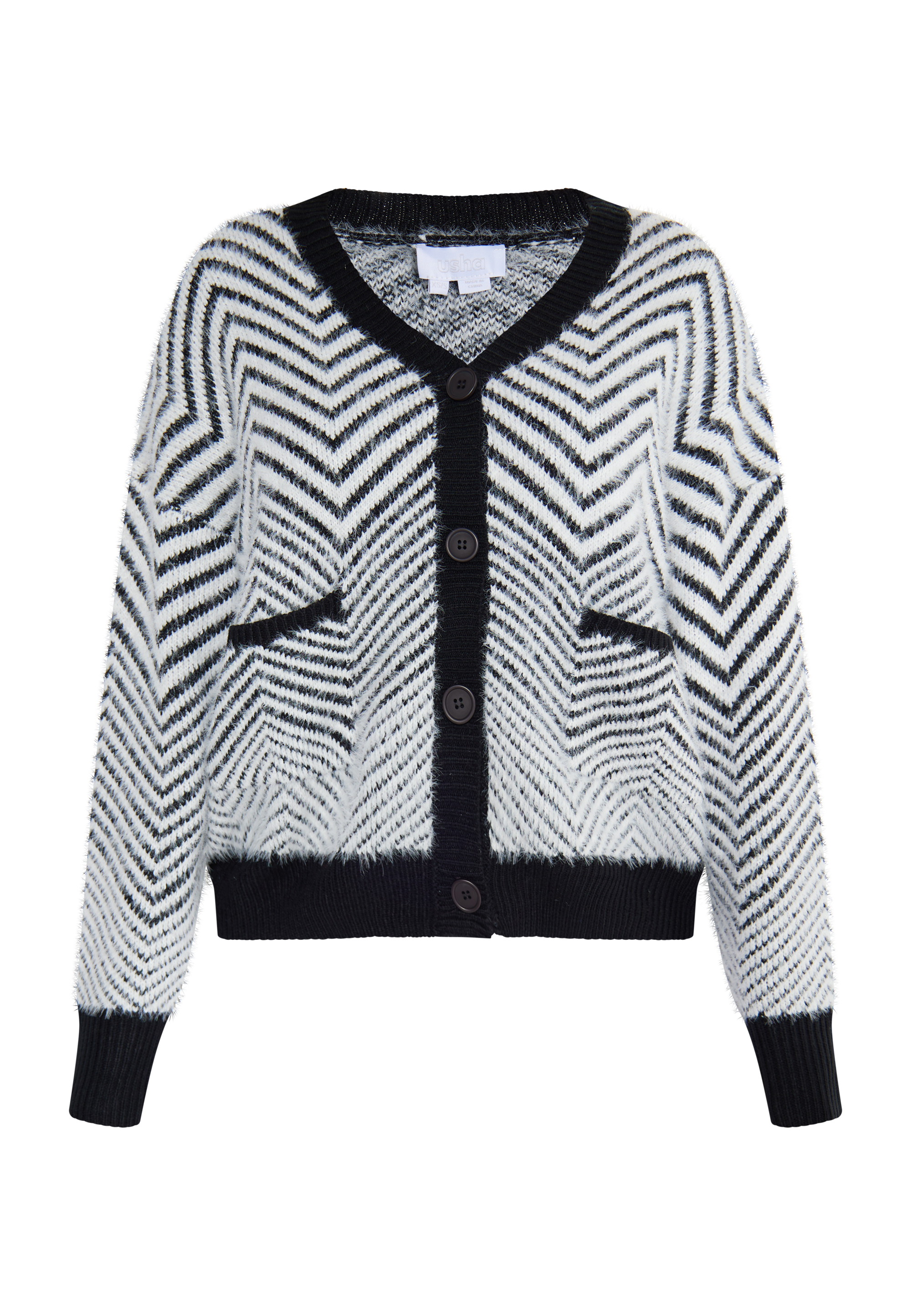 

Толстовка usha WHITE LABEL Cardigan, черный