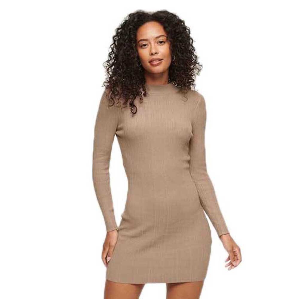 

Платье Superdry Backless Bodycon, бежевый