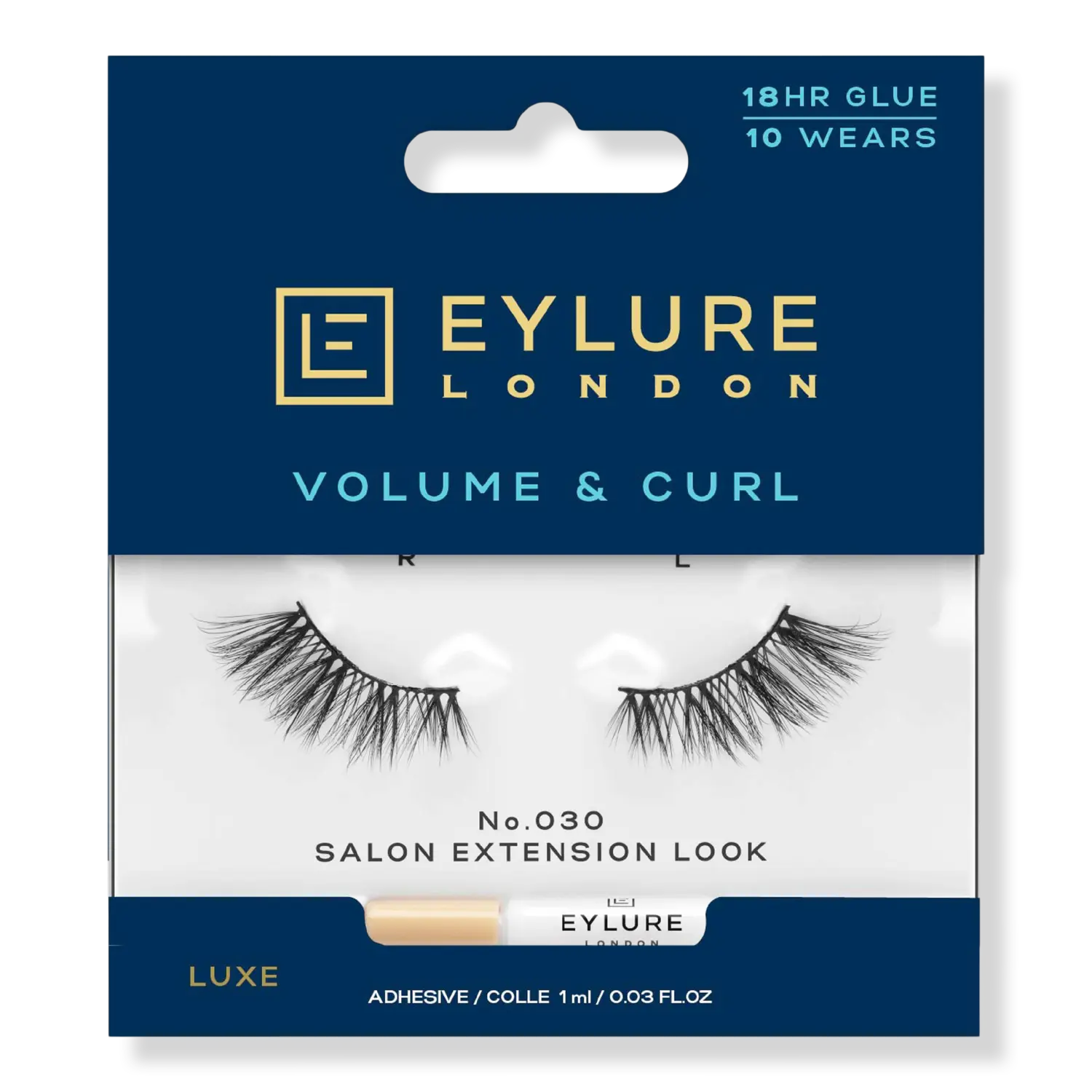 

Накладные ресницы Volume & Curl 3/4 Length Naturals № 030. Eylure