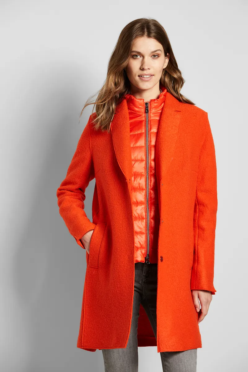 

Короткое пальто bugatti с жилеткой, цвет Orange