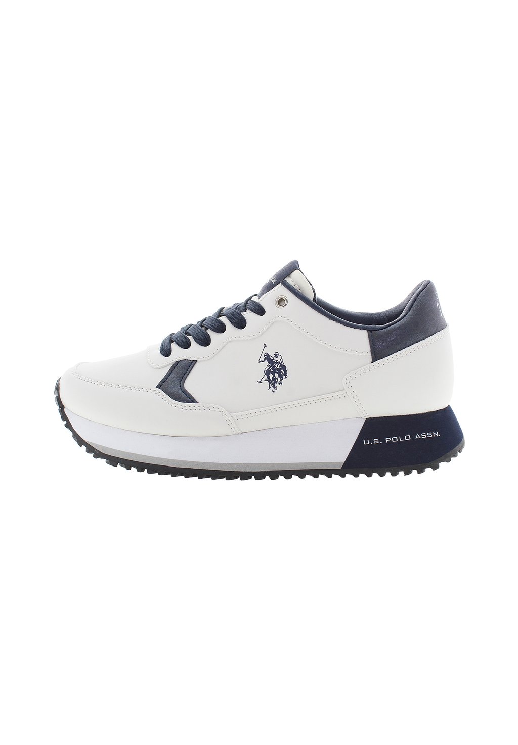 

Низкие кроссовки Club U.S. Polo Assn., цвет bianco blu scuro