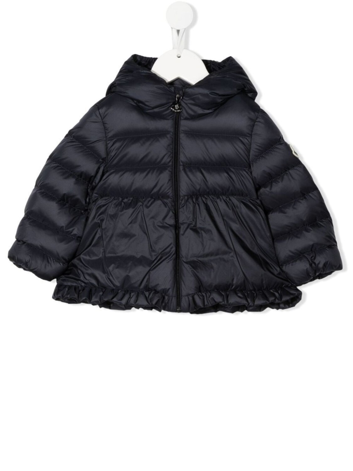 

Moncler Enfant пуховик на молнии, синий