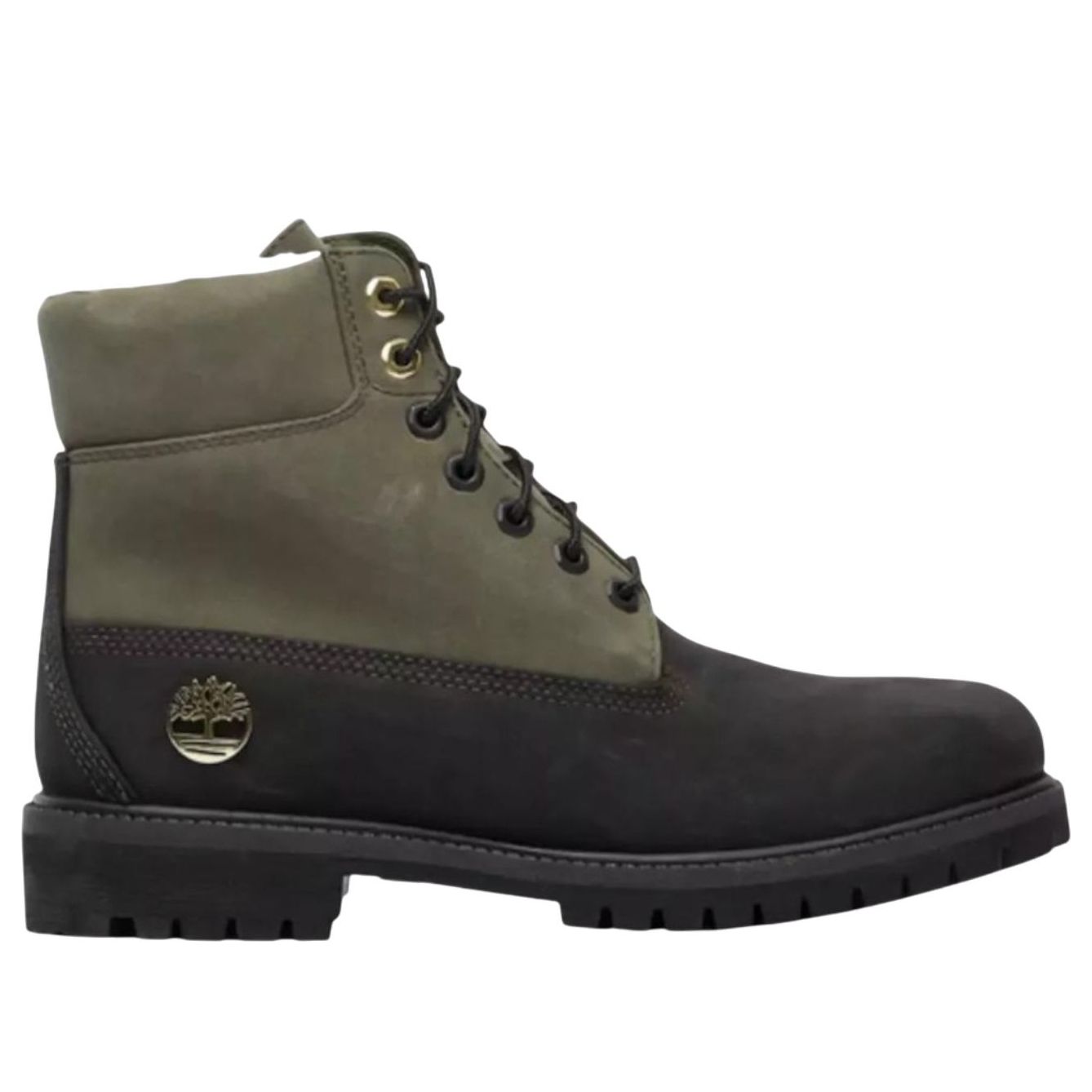 (GS) Ботинки Timberland 6 Inch Premium Boot Shearling 'Black Grapeleaf' — фото 2