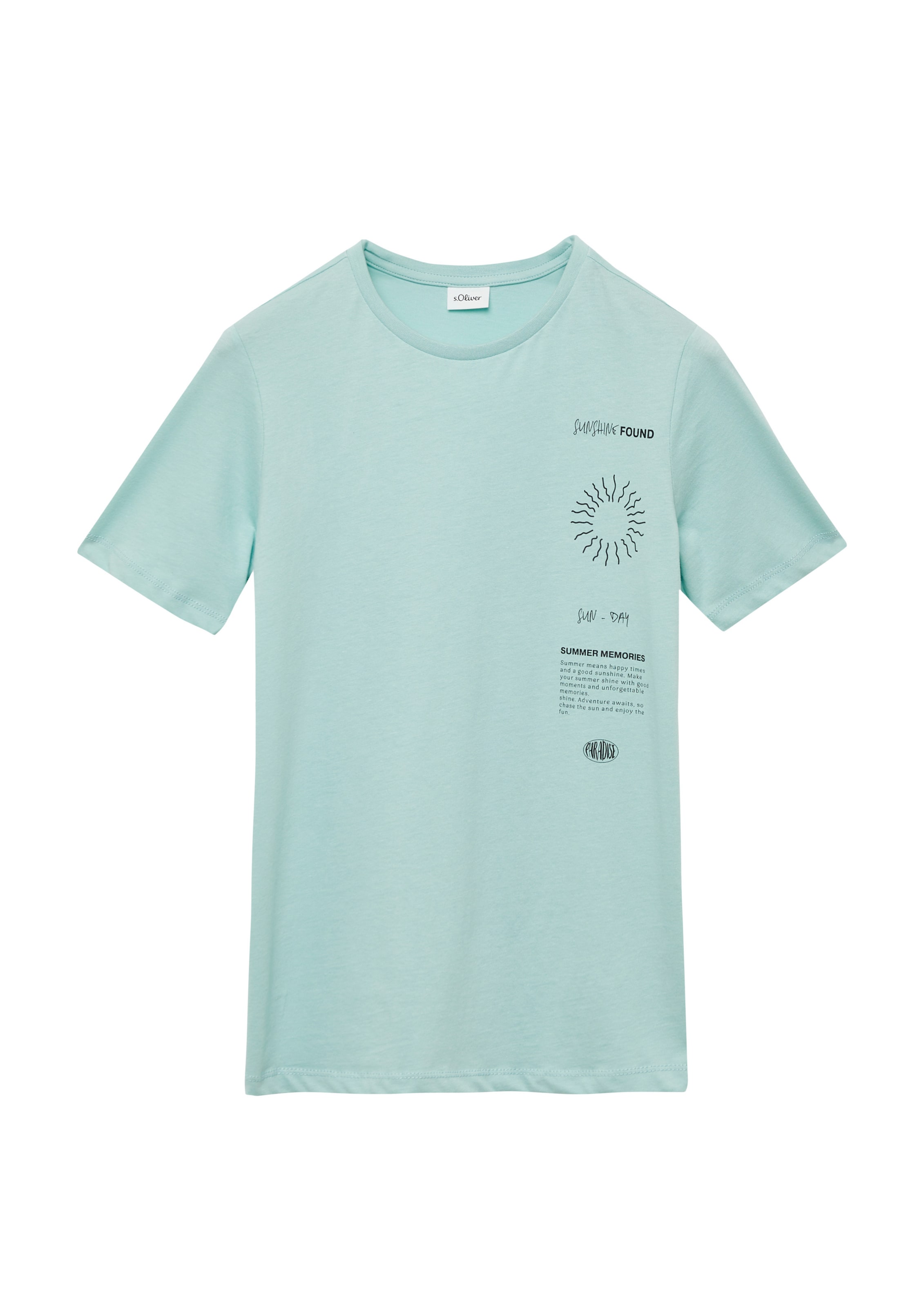 

s.Oliver Футболка в зеленом цвете