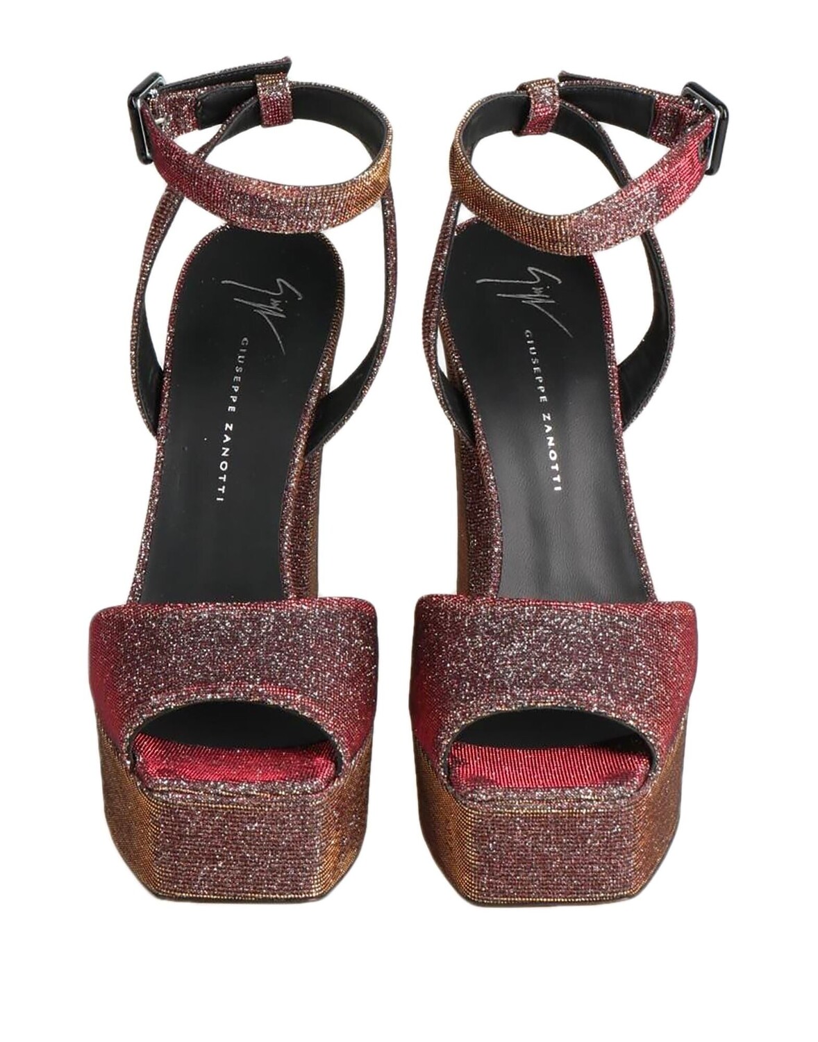 Сандалии Giuseppe Zanotti, бордовый — фото 4