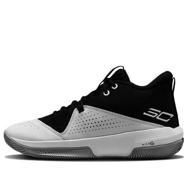 

Кроссовки sc 3zero 4 'black white' Under Armour, черный