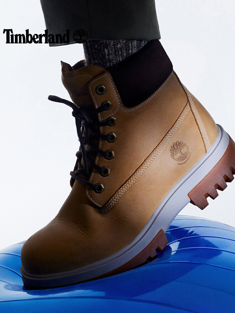 Ботинки мужские Timberland классические, пшеничный — фото 4