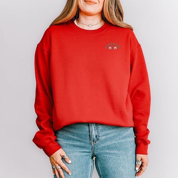 

Футболка с вышивкой football mom Simply Sage Market, Red, Зеленый, Футболка с вышивкой football mom Simply Sage Market, Red