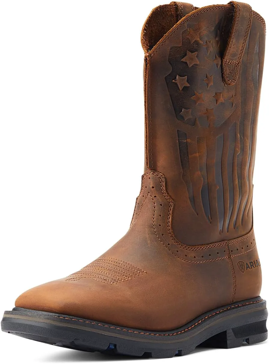 Рабочие ботинки Ariat Men's Sierra с защитой от ударов, коричневый — фото 3