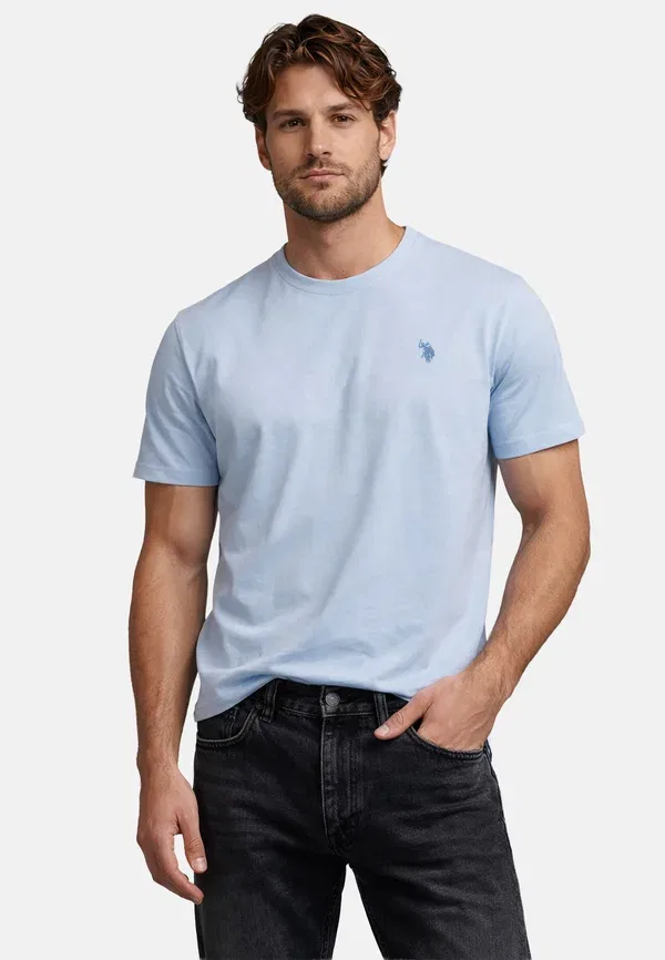 Футболка Uscaaleb basic t-shirt U.S. Polo Assn., светло-голубой