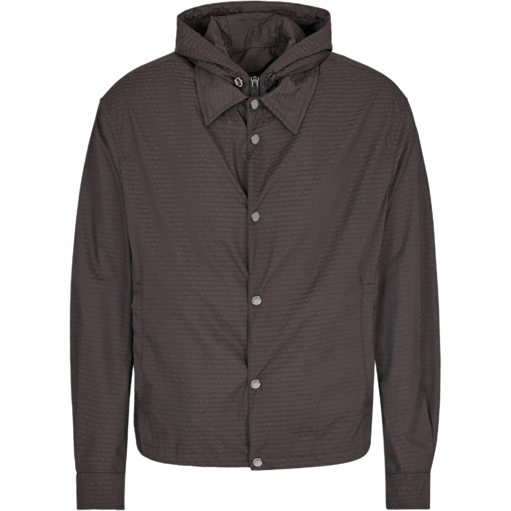 

EMPORIO ARMANI Куртка с логотипом, Bronze Brown