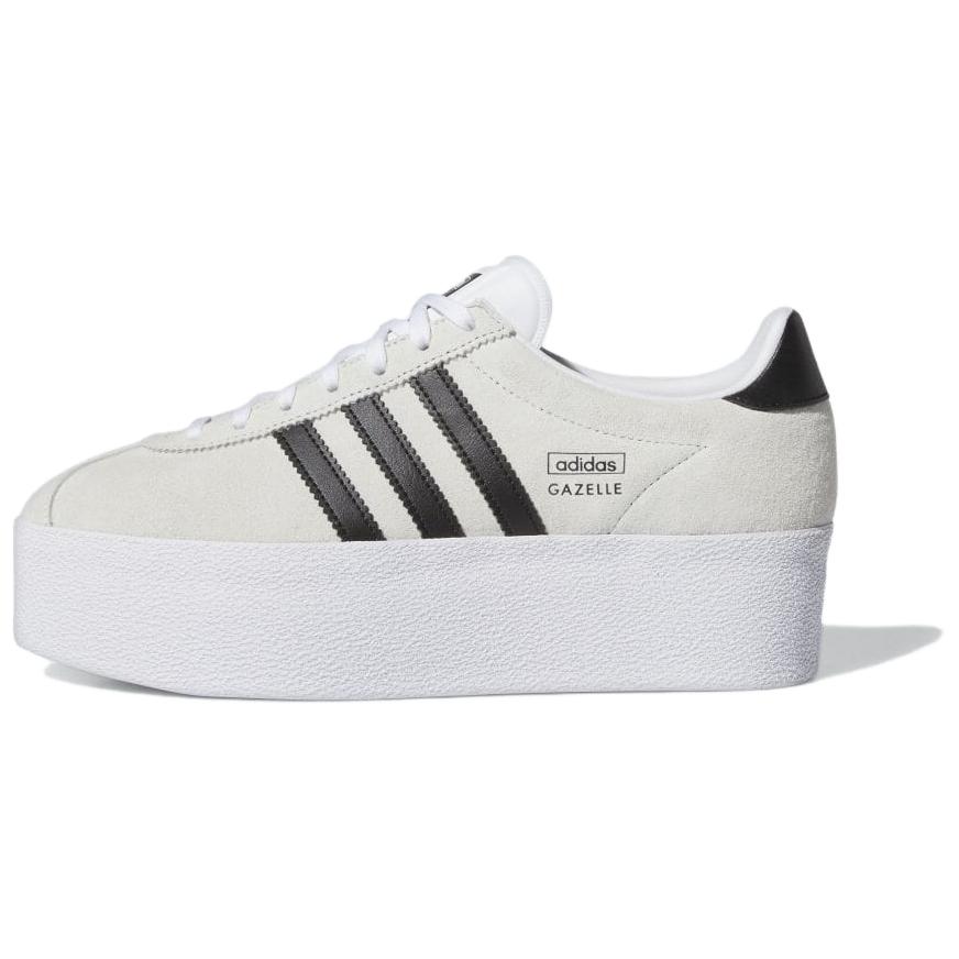 

Adidas Originals Адидас Газелл Ап белые черные женские, цвет Footwear White/Core White/Core Black