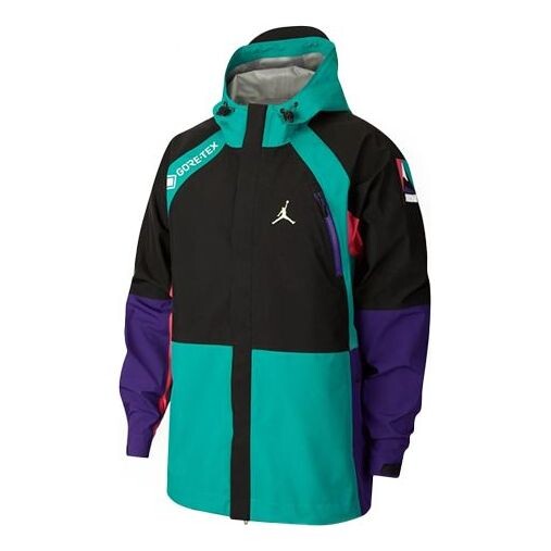 

Куртка Air Jordan Splicing hooded casual Jacket, цвет colorblock