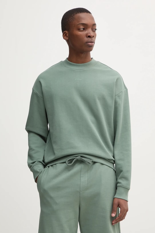 

Хлопковая толстовка Hugo, зеленый