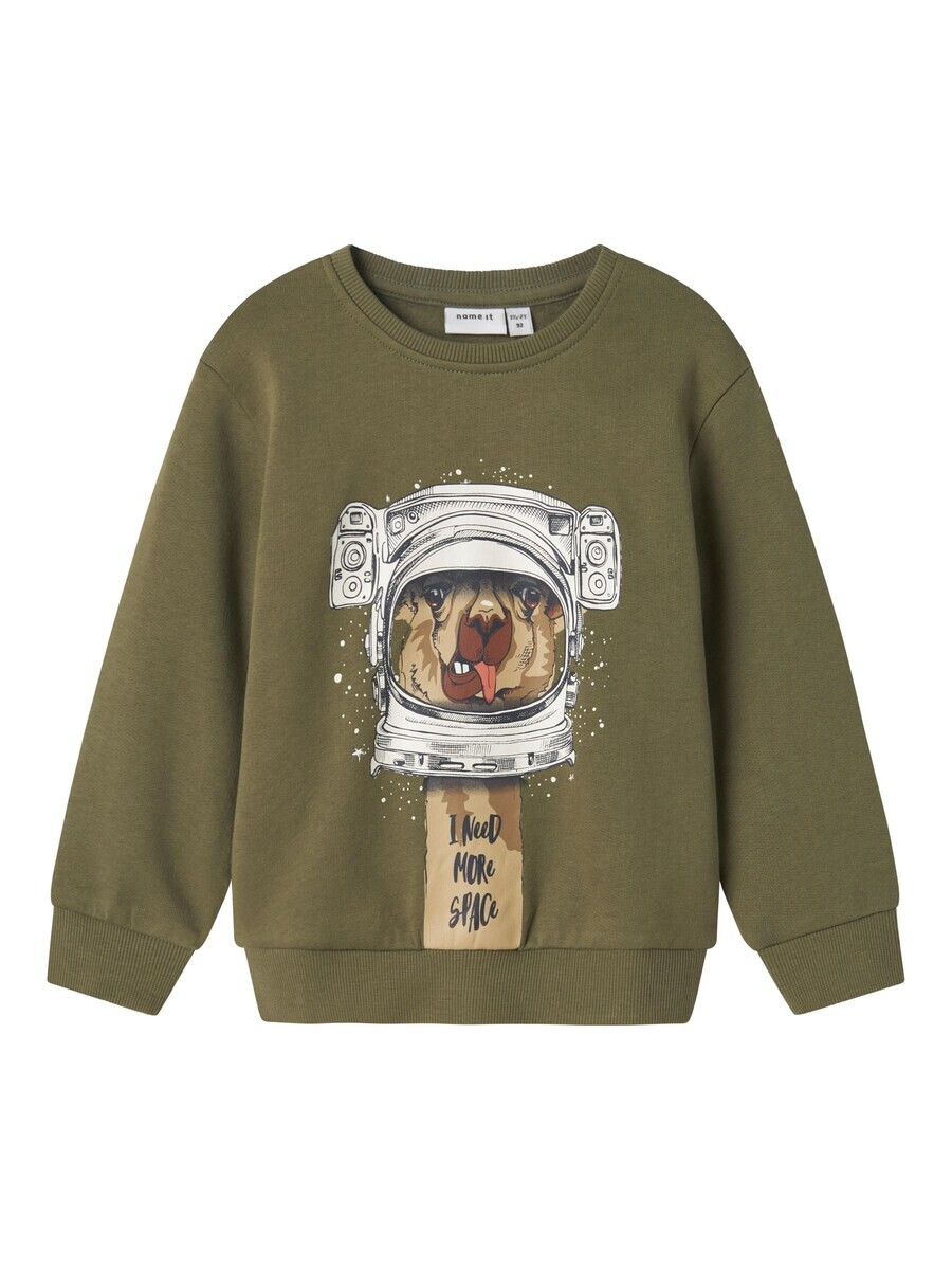 

Худи NAME IT Sweatshirt, зеленый