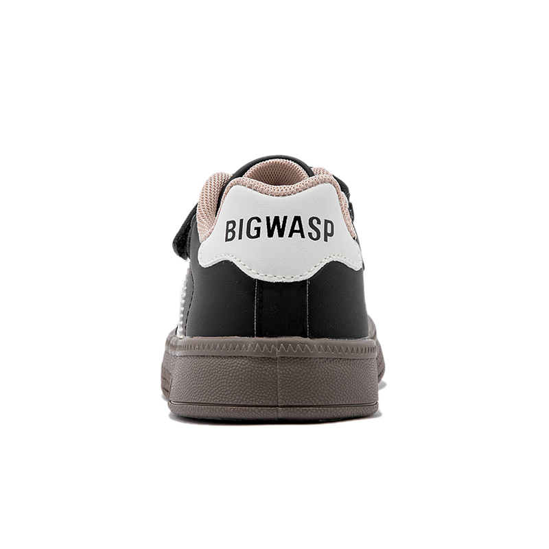 Детские скейтерские кроссовки Low Top Kids' BIG WASP, бежево-черные — фото 4