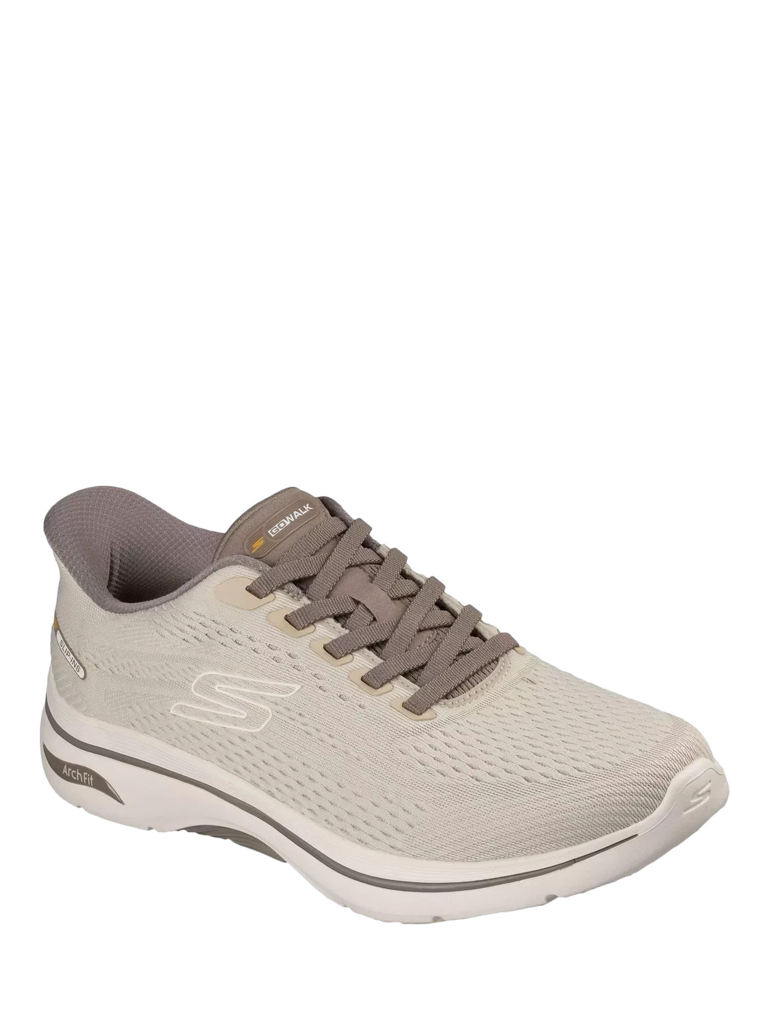 Кроссовки GO WALK Arch Fit 20 Percy Slip-Ins Skechers, Tan — фото 2
