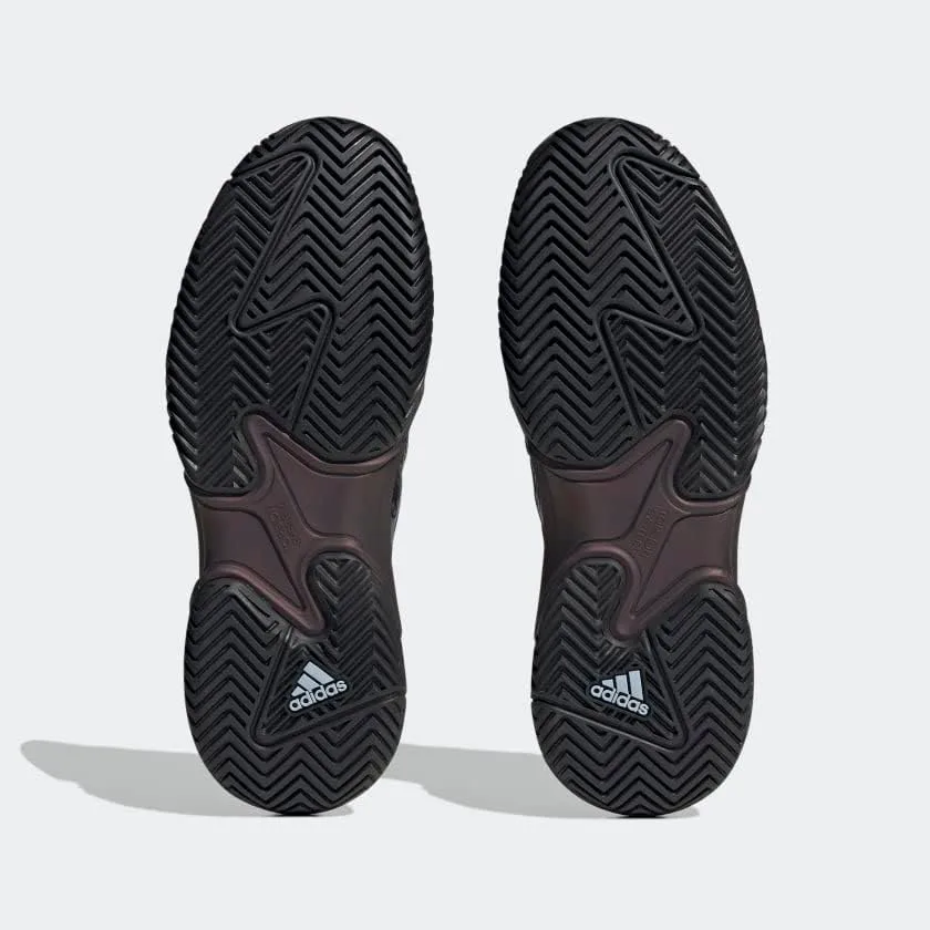 Мужская теннисная обувь Adidas Barricade Clay, черный/белый/синий — фото 4