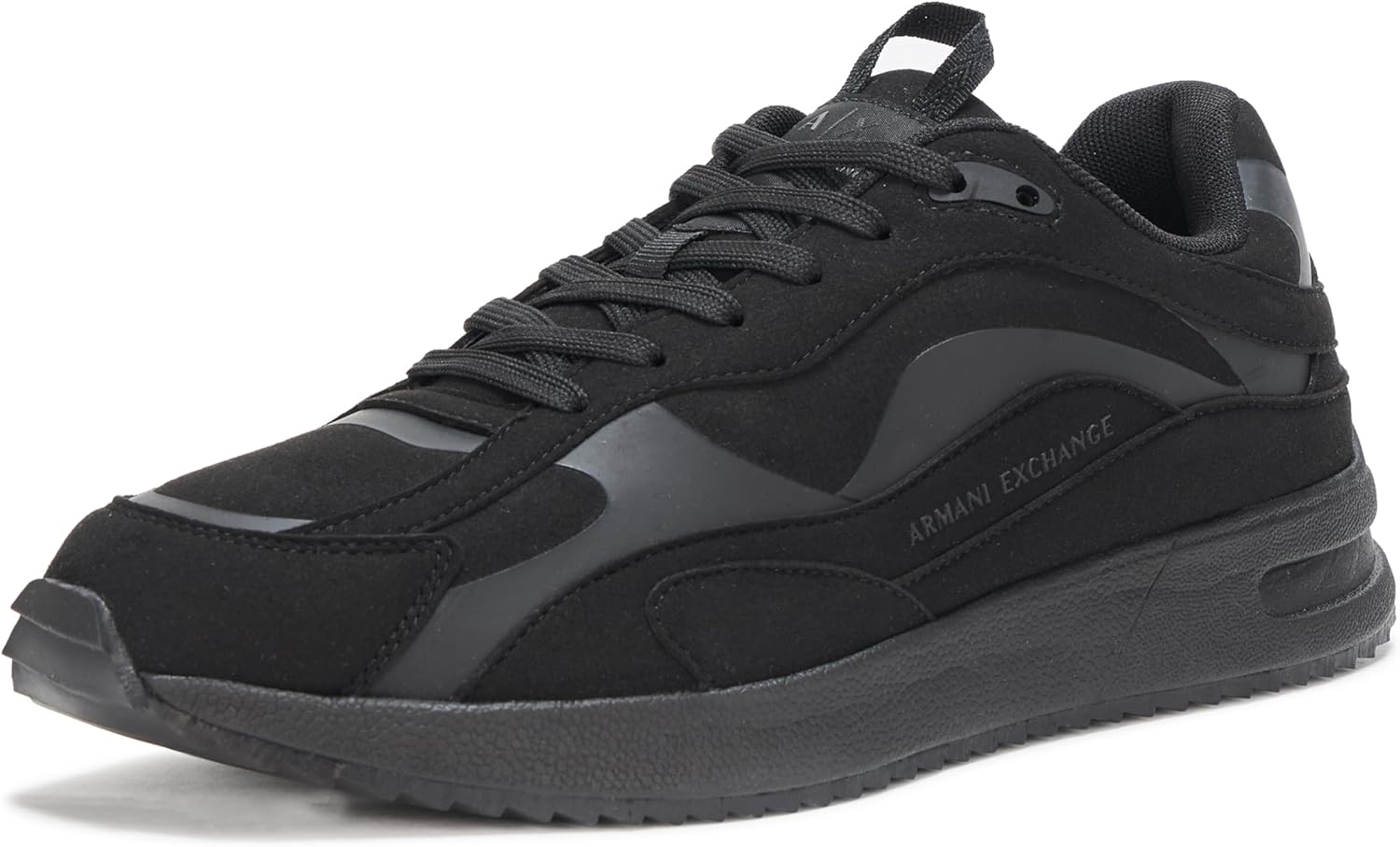 

Мужские кроссовки Armani Exchange Dusseldorf с тонированной шнуровкой, черный
