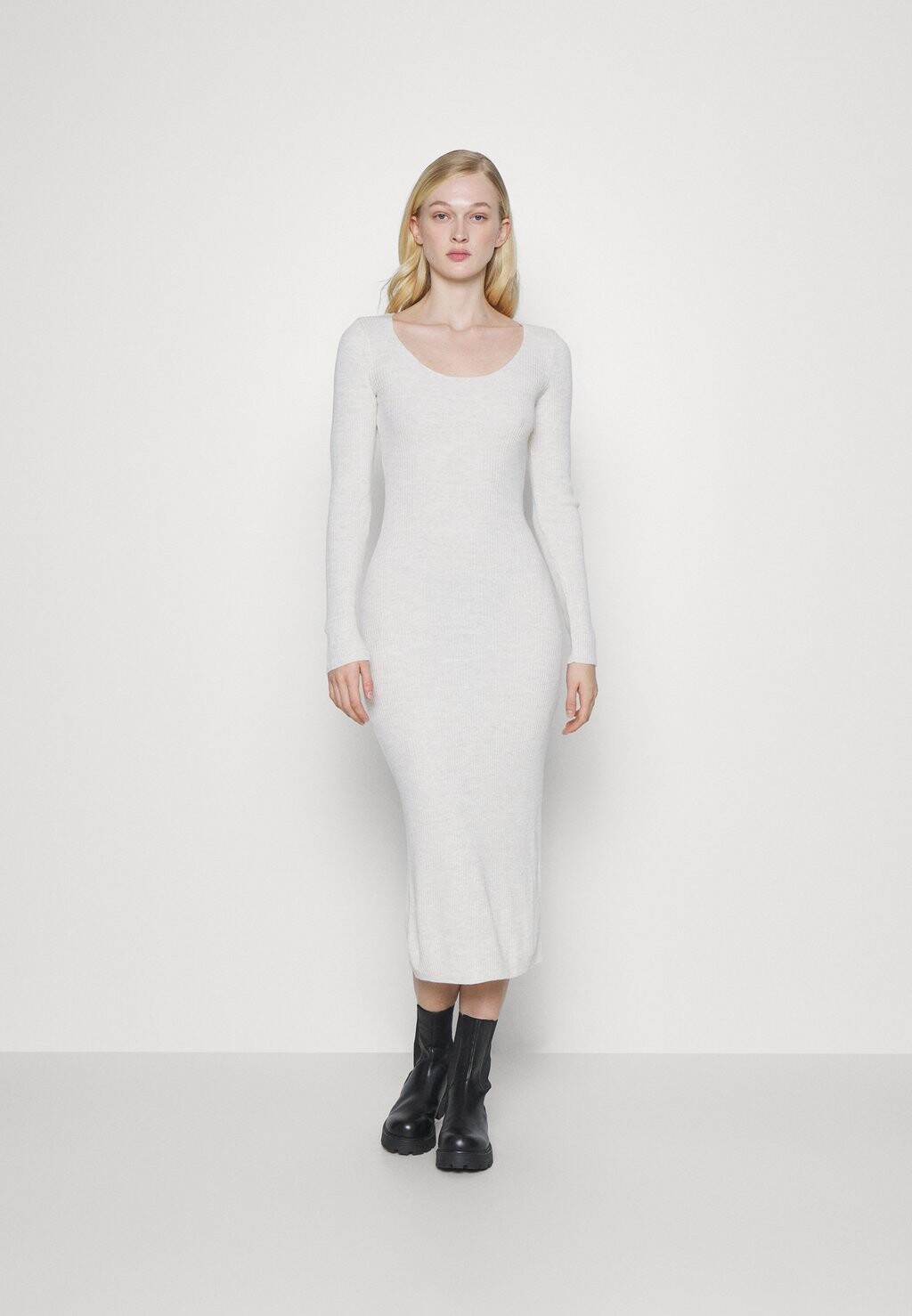 

Платье Point ONLY Tall ONLRISE SLIT MIDI DRESS, цвет whitecap gray