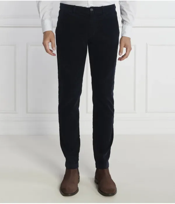 Брюки чинос BLEECKER CHINO CORDUROY GMD slim fit Tommy Hilfiger, темно-синий