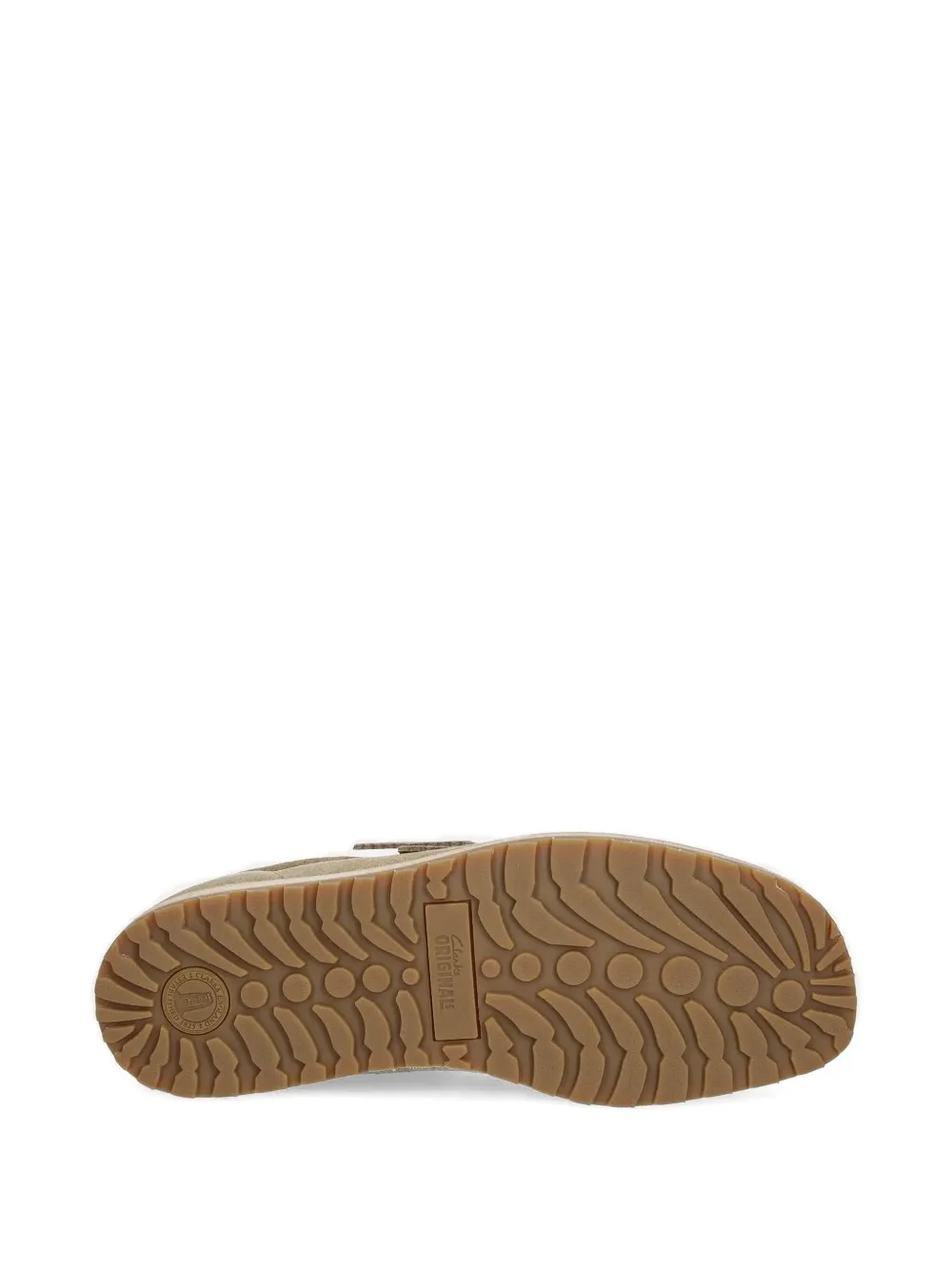 Замшевые туфли на шнуровке Clarks Originals, нейтральный — фото 4