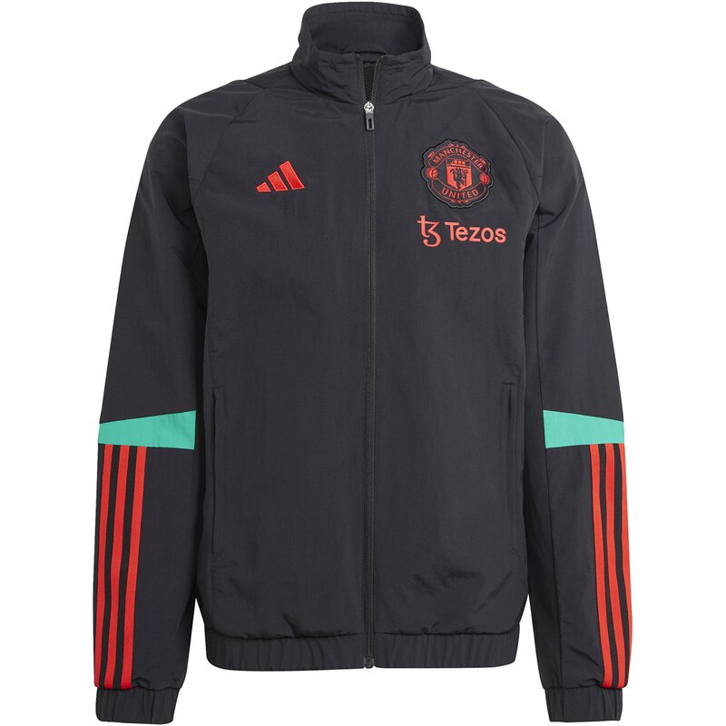

Куртка болельщика Manchester United Tiro 23 Adidas, черный