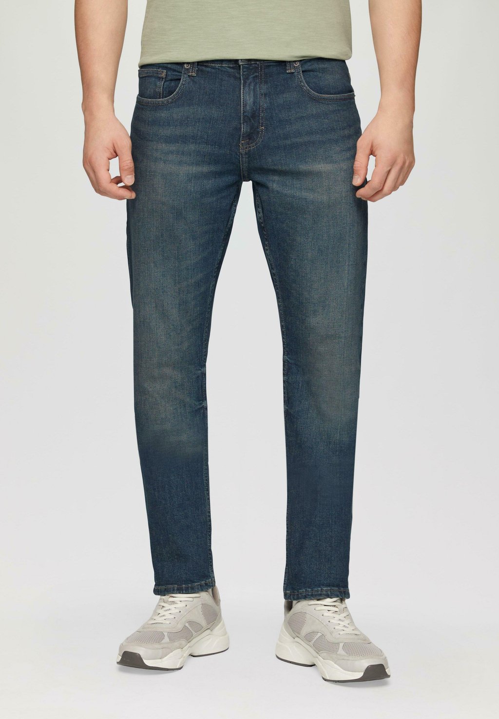 

Джинсы облегающего кроя RICK MID RISE QS, деним