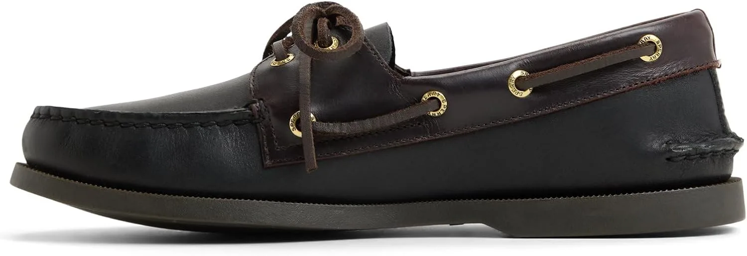 Оригинальные мужские мокасины от Sperry в комплекте с двумя роскошными туфлями, черный — фото 2