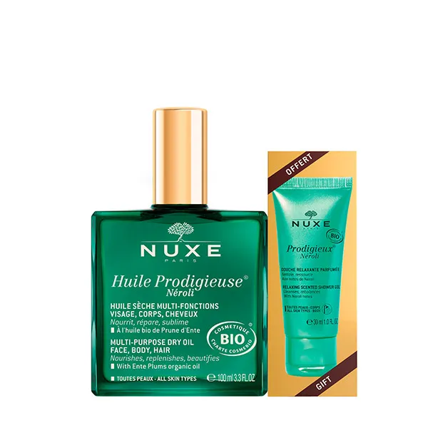 

Huile Prodigieuse Нероли 100 мл + гель для душа 30 мл Pack Regalo Nuxe, 1 UD