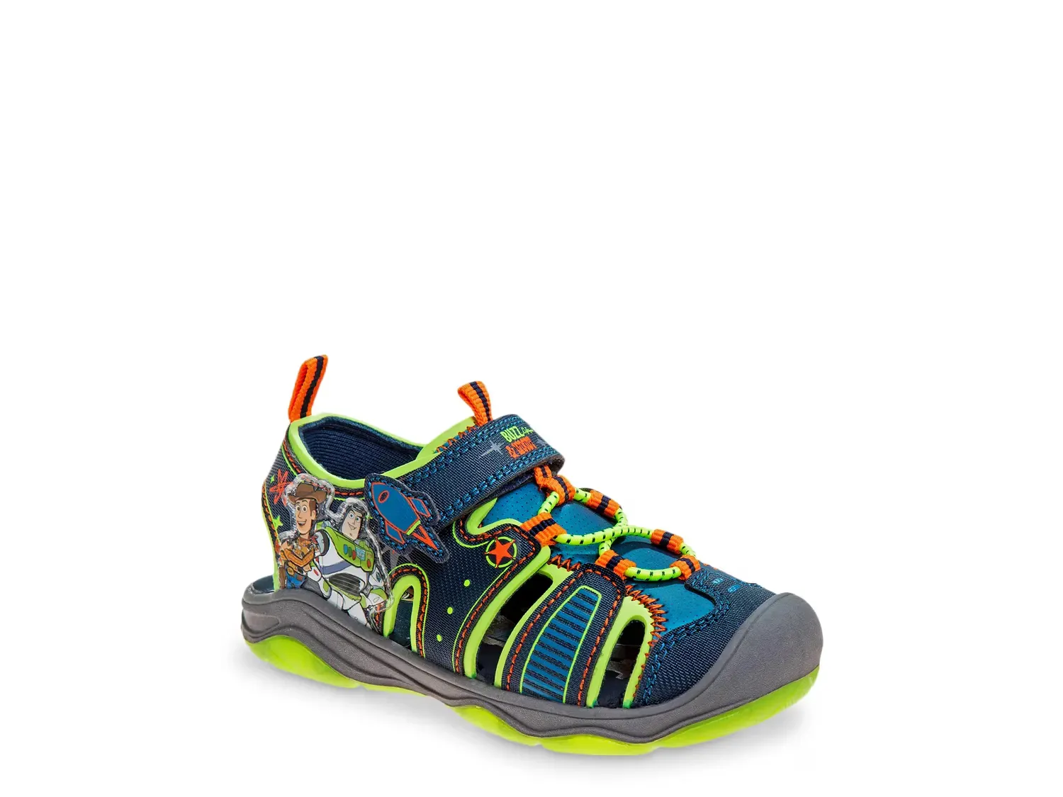 

Pixar Toy Story Sport Сандалии - детские Disney, Navy/Lime Green