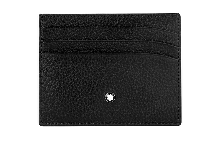 

MONTBLANC Мужской кожаный держатель карт Meisterstuck, черный