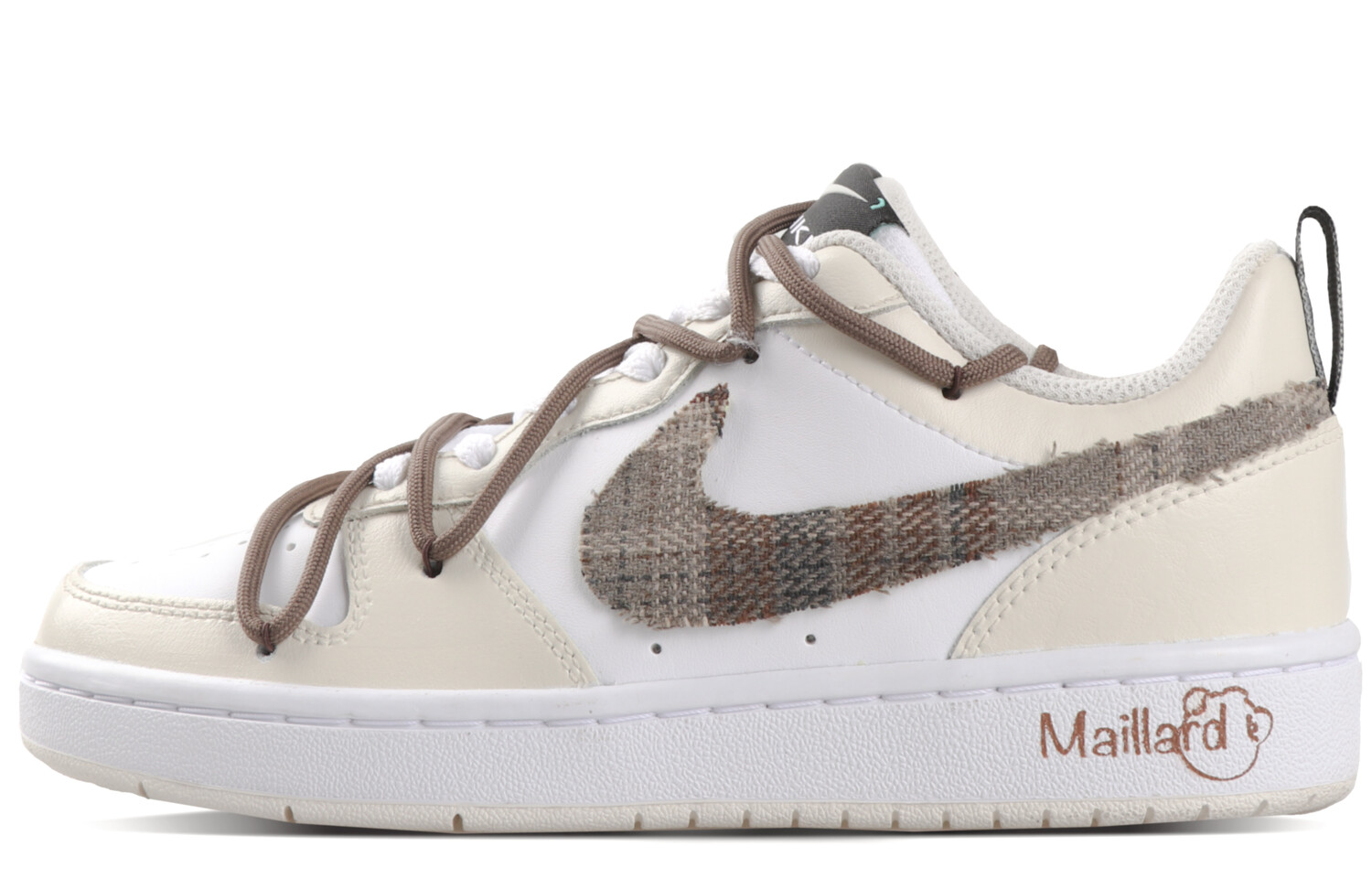 

Кроссовки Nike Court Borough Skateboarding Shoes Women's Low-top Off-white, цвет Off White