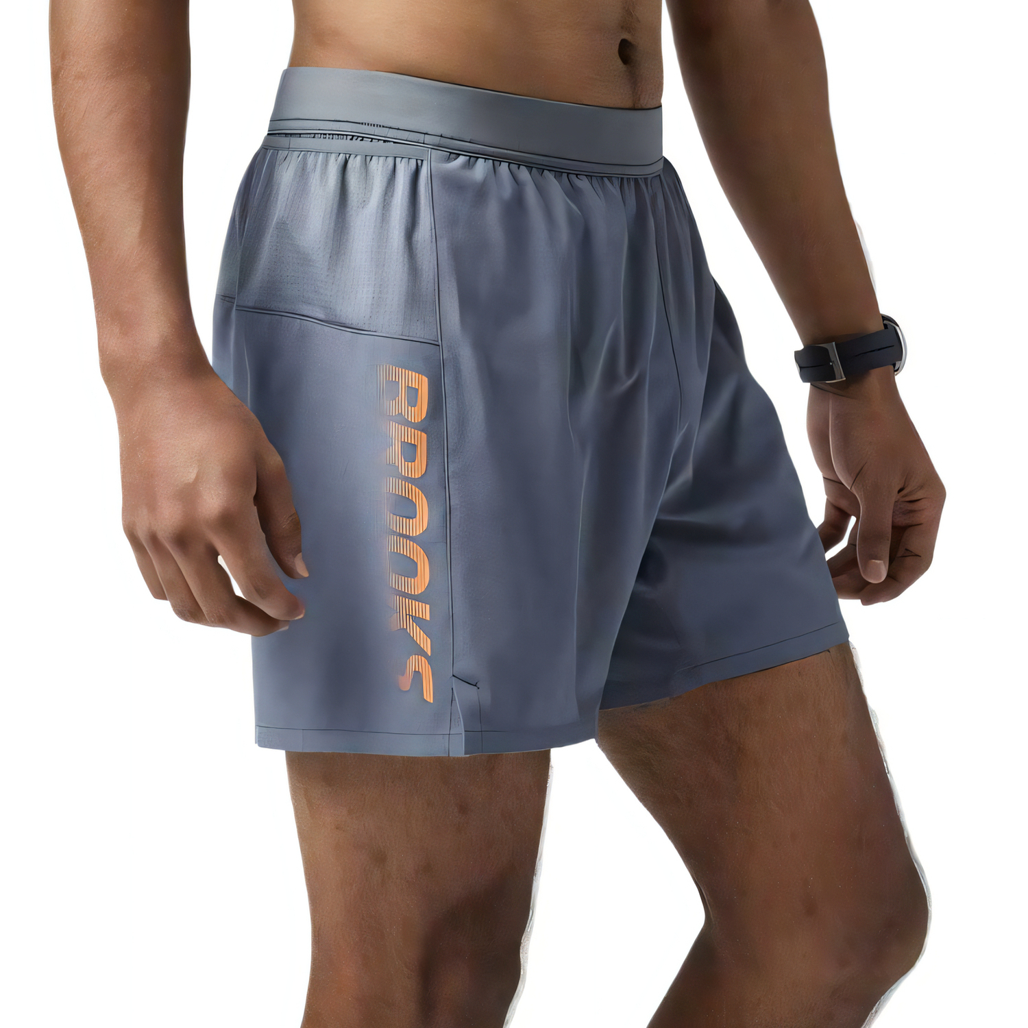 

Brooks Повседневные шорты унисекс, серые, средней яркости