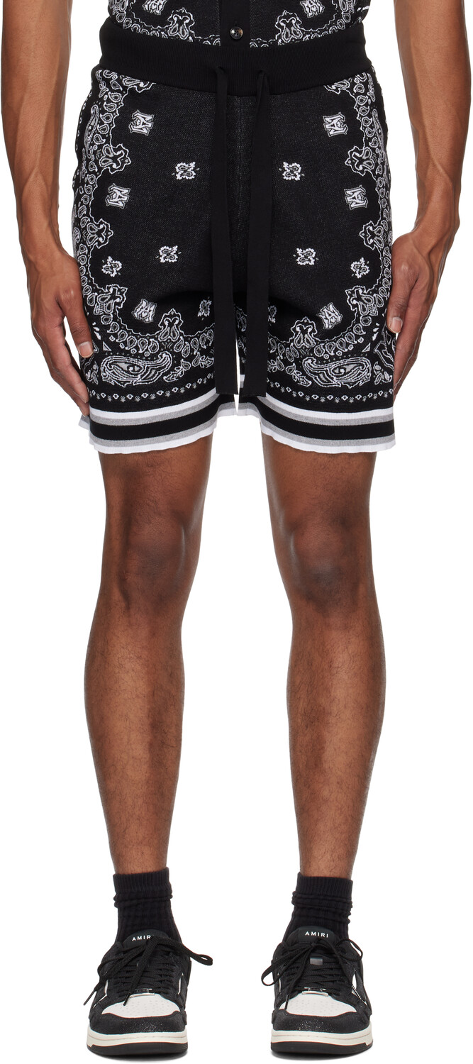 

Шорты-банданы AMIRI, черный