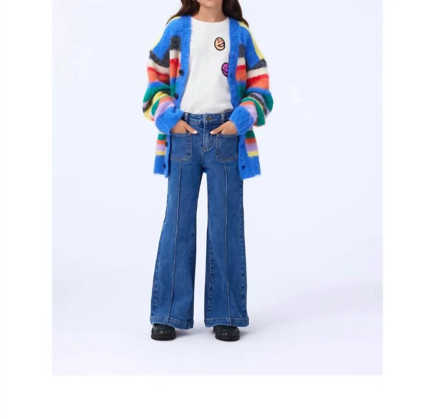 Джинсы Adina в винтажном стиле с эффектом потертости Molo, Washed Vintage