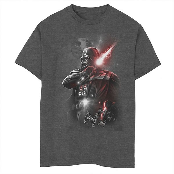 

Футболка с принтом Darth Vader для мальчиков 6-20 Star Wars, Charcoal Heather