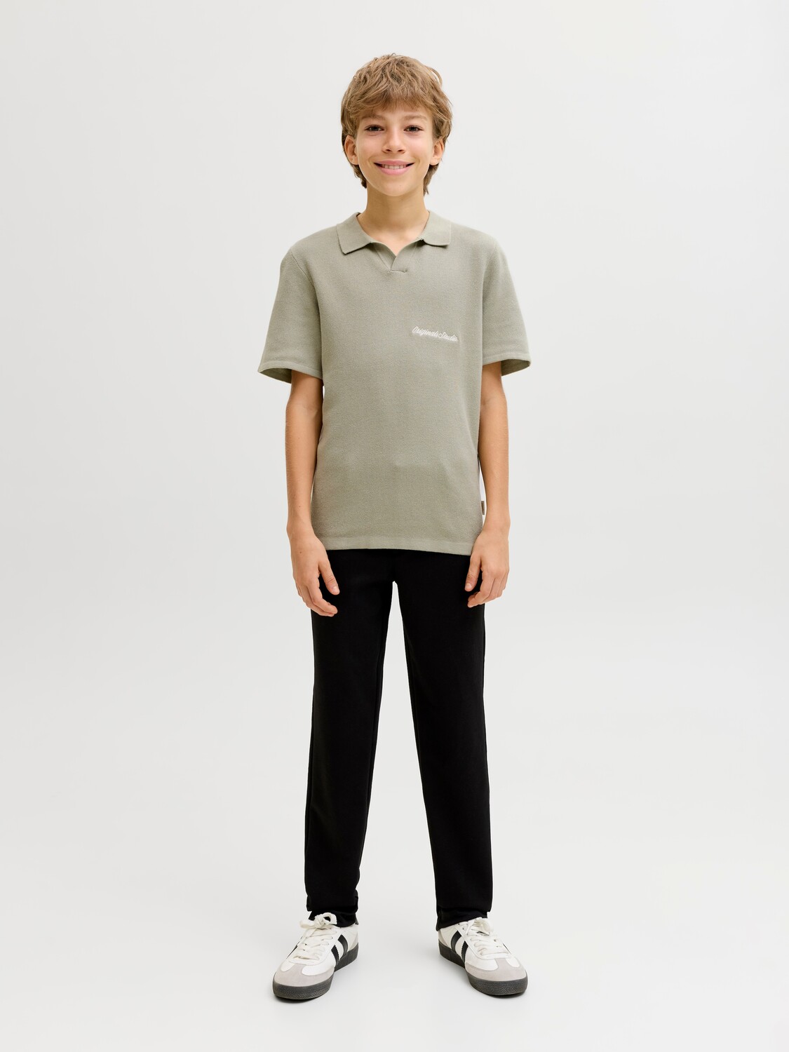 Jack & Jones Junior Футболка в темно-бежевом цвете — фото 4