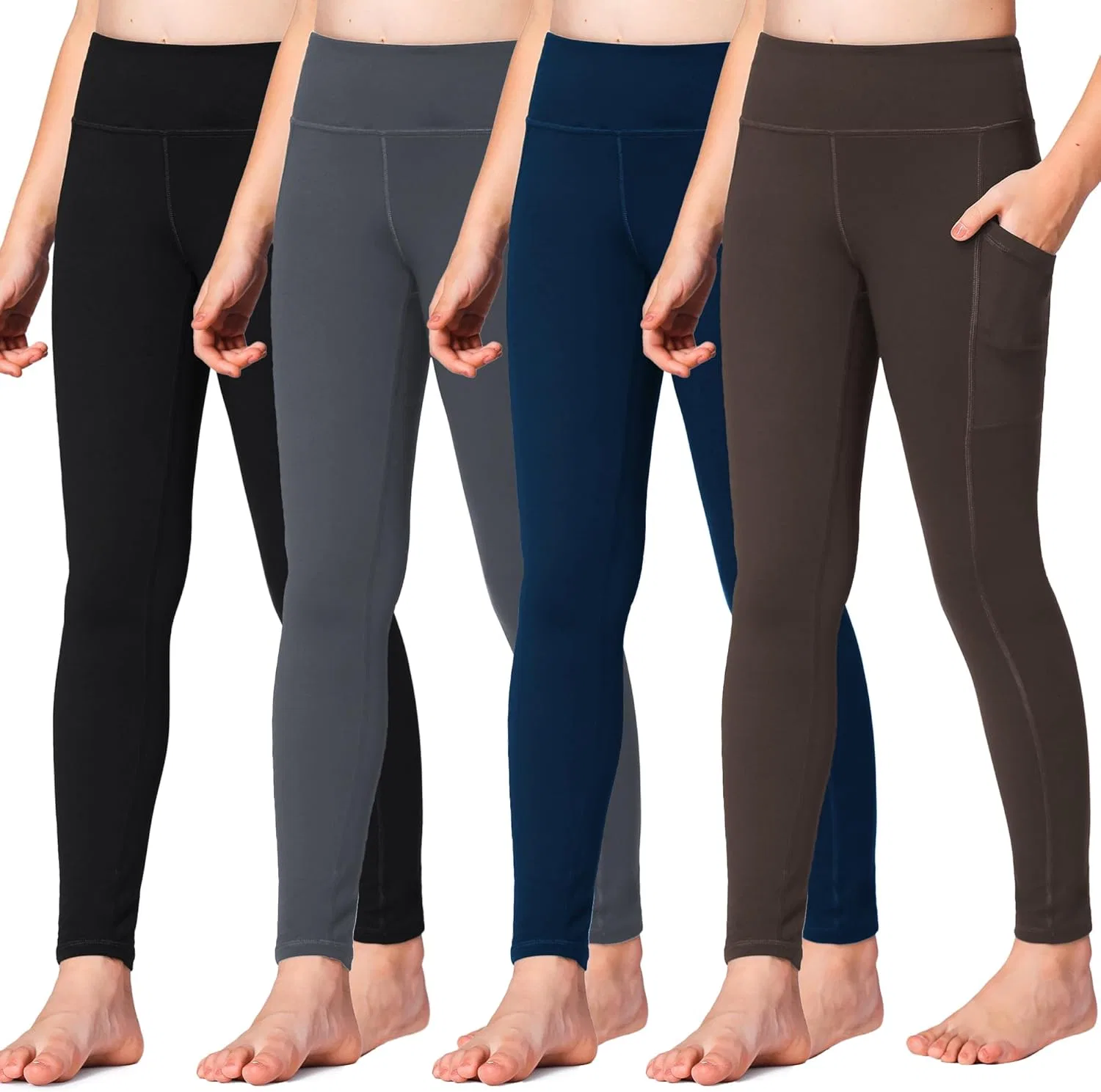 Леггинсы детские athletic Stelle, Black-charcoal-navy-espresso