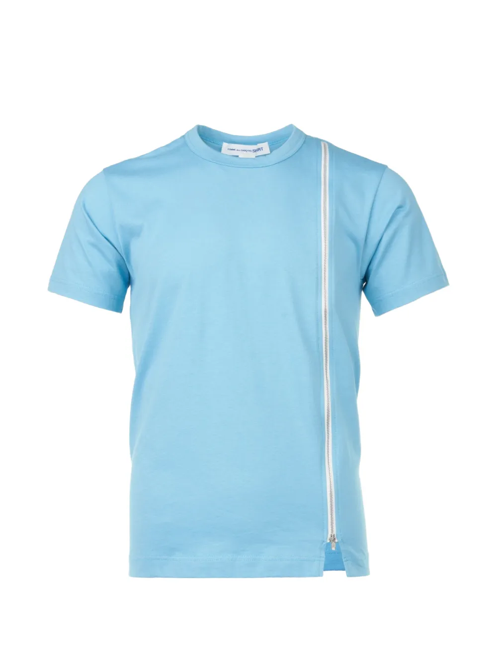 

Футболка с отделкой молнией Comme Des Garcons Shirt, синий