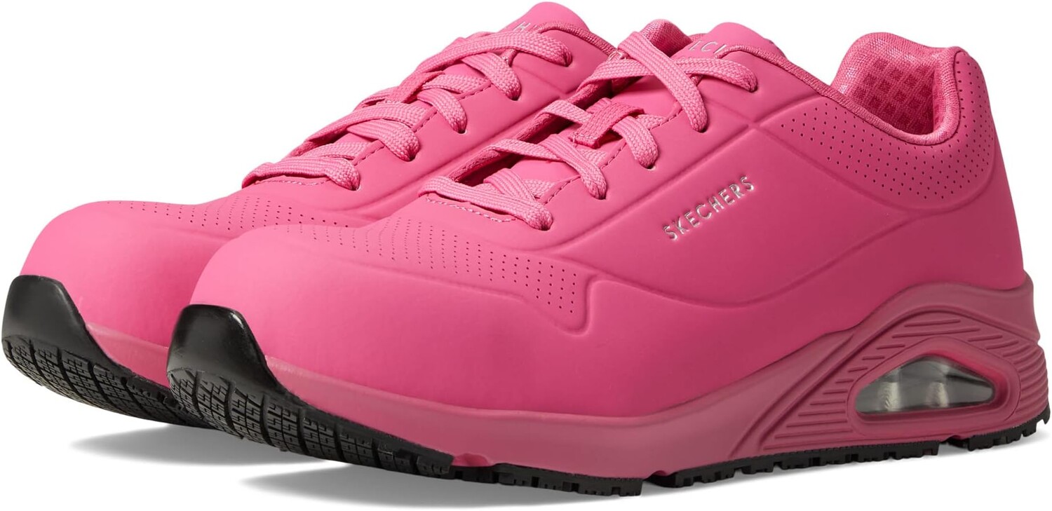 

Кроссовки Uno SR - Deloney Comp Toe SKECHERS Work, розовый