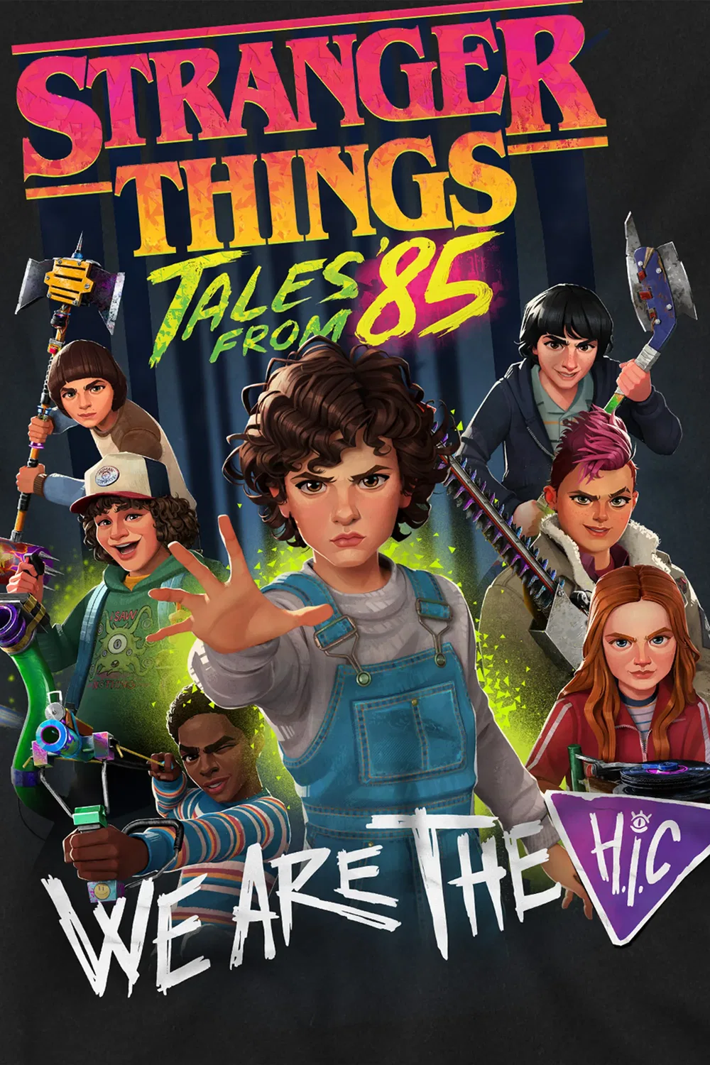 Детский свитшот Stranger Things Tales From 85, черный — фото 2